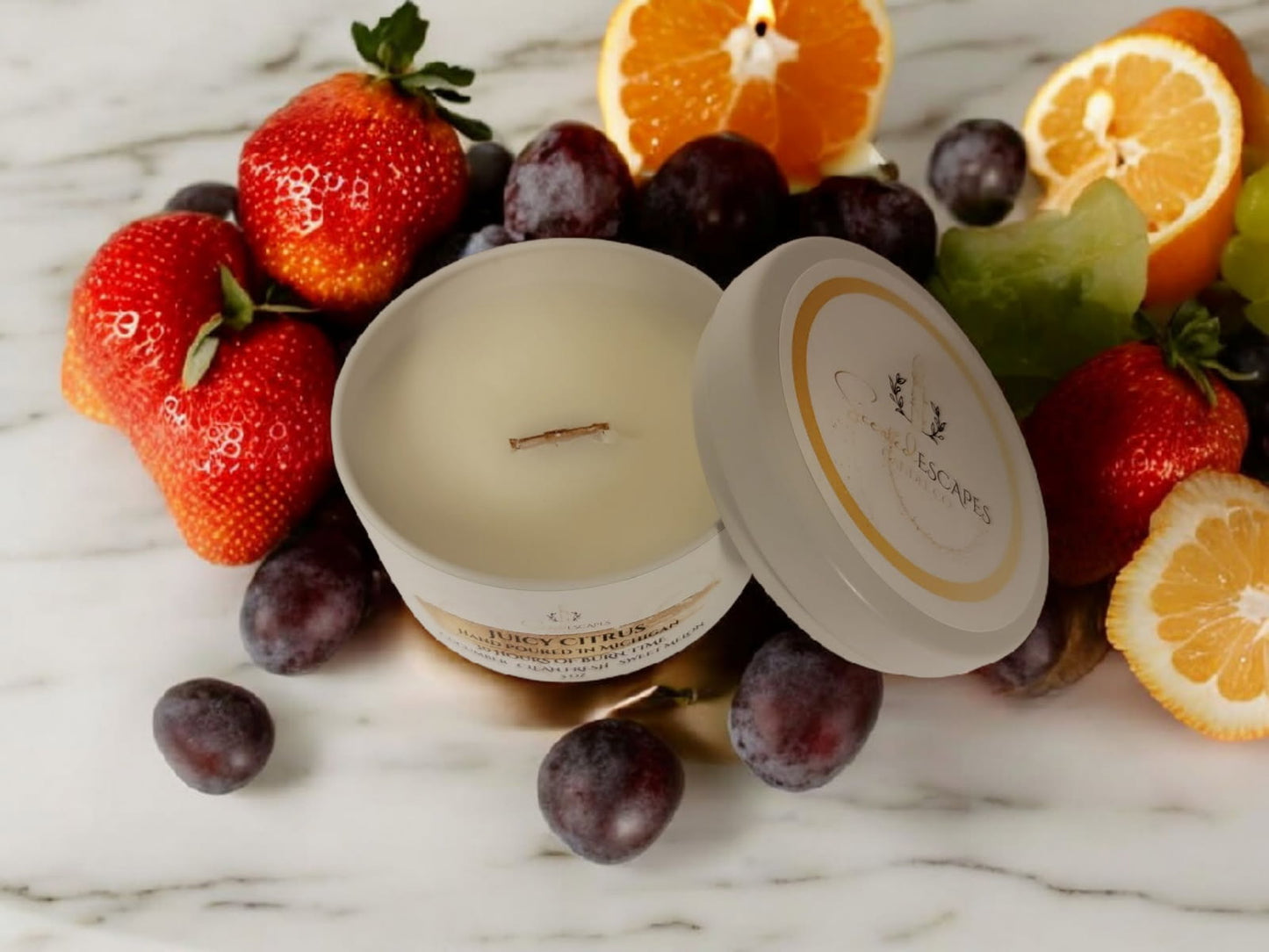 Juicy Fruit Crackling Wooden Wick Candle