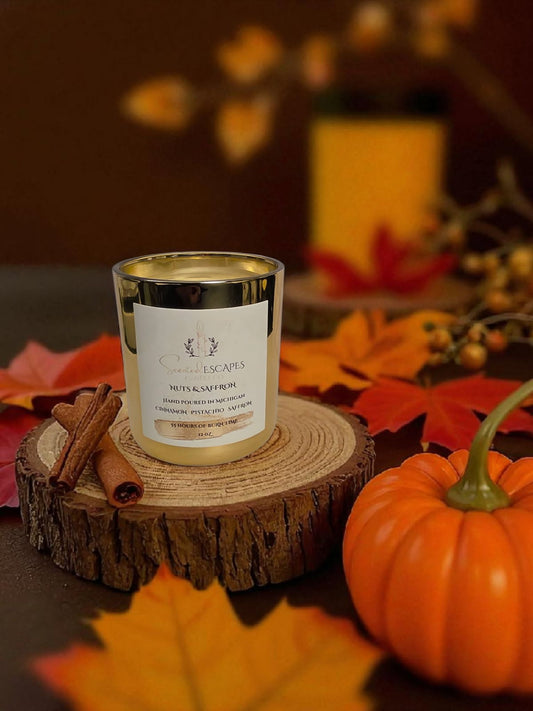 Nuts N Saffron Luxury Candle