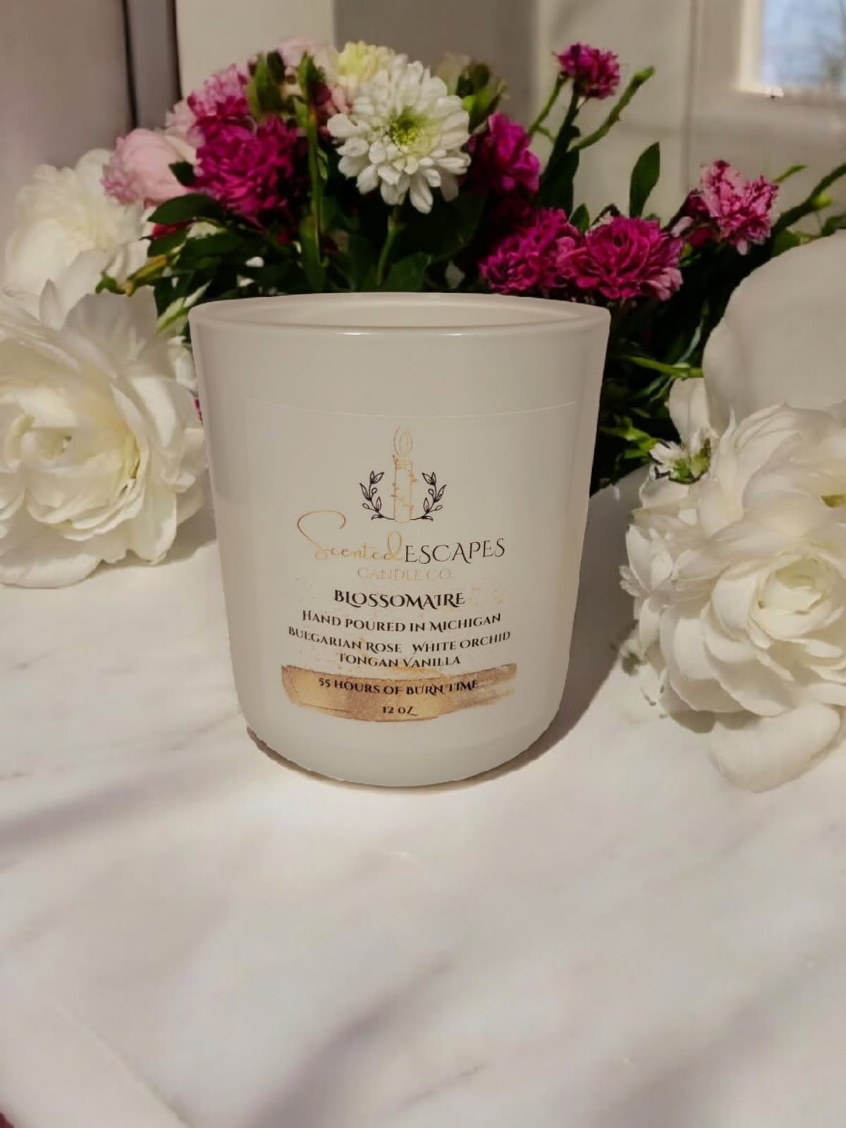 Blossomaire Luxury 12 oz Cotton Wick Candle
